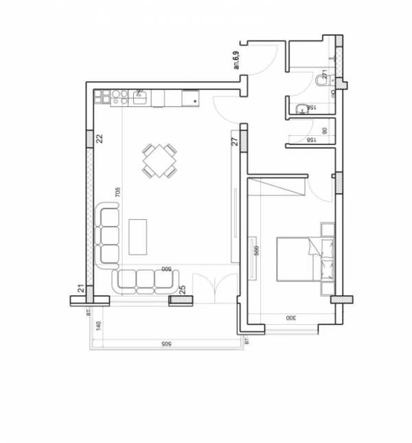 Продава 2-стаен, гр. пловдив, младежки хълм