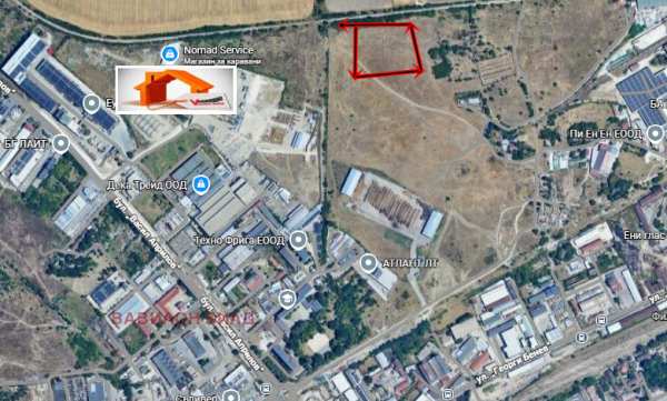 Продава парцел, гр. пловдив, индустриална зона - север