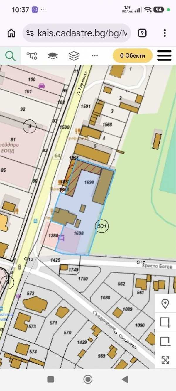 Продава бизнес имот, с. граф игнатиево, област пловдив