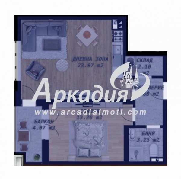 Продава 2-стаен, гр. пловдив, беломорски