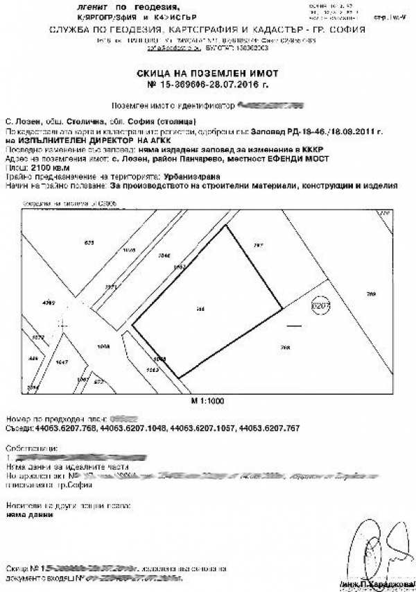 Продава бизнес имот, гр. софия, с. лозен