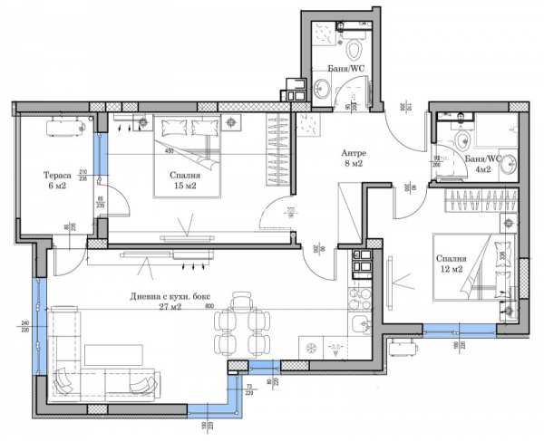 Продава 3-стаен, гр. пловдив, кючук париж