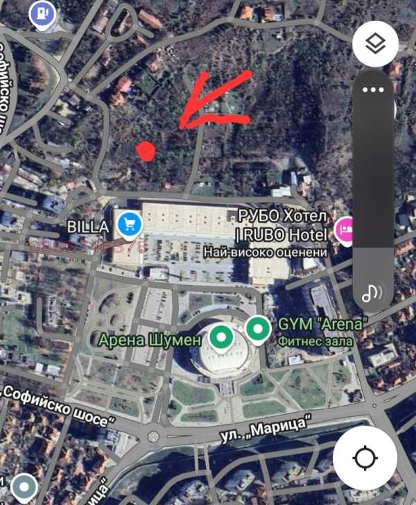 Продава парцел, гр. шумен, 5-ти полк