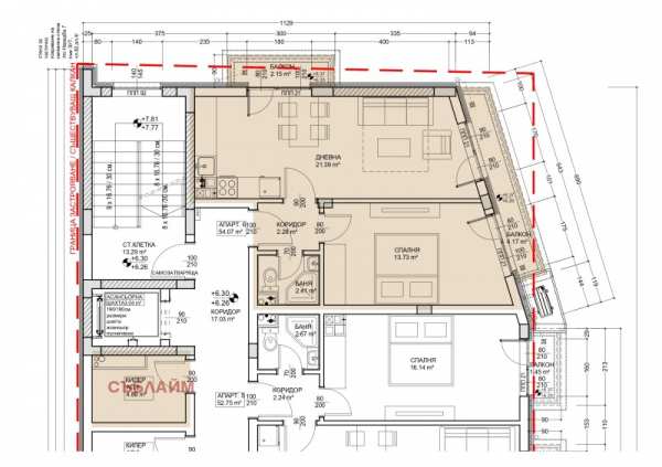 Продава 2-стаен, гр. варна, изгрев