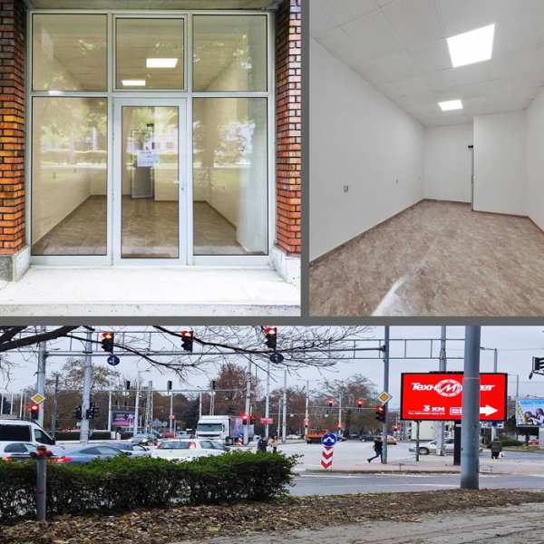 МАГАЗИН под Наем ТОП ЛОКАЦИЯ Пловдив, голямо кръстовище, Паркинг