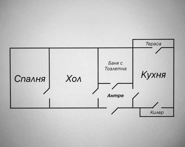 2-стаен апартамент, Идеален център