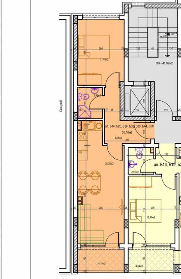 2-стаен апартамент в нов комплекс