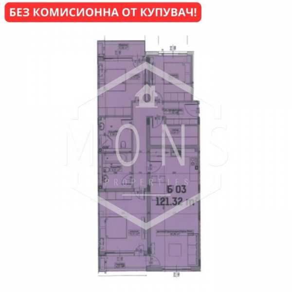 4-стаен в Велико Търново-Бузлуджа площ 135 цена 168500