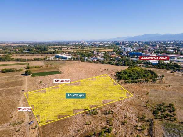 Парцел в Пловдив-Индустриална зона - Север площ 12423 цена 560000