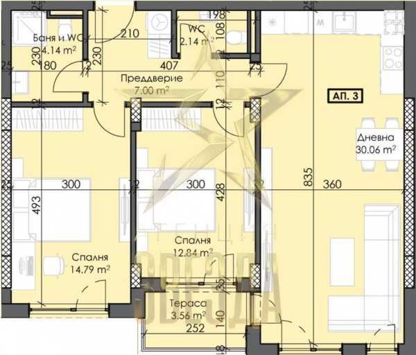 Тристаен, ново строителство, Тракия