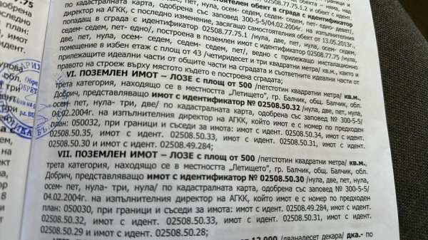 Земеделска земя/ лозе балчик