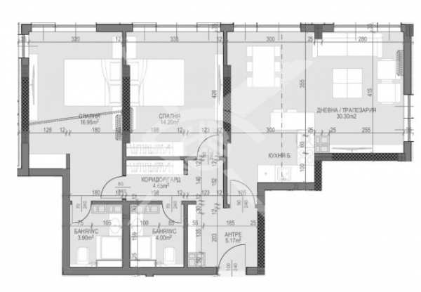 Продава 3-стаен, гр. пловдив, кършияка