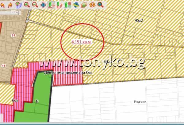 Продава парцел, гр. пловдив, коматево