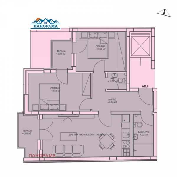 Продава 3-стаен, гр. пловдив, център