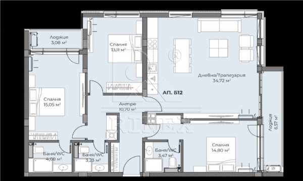 Продава 4-стаен, гр. пловдив, западен