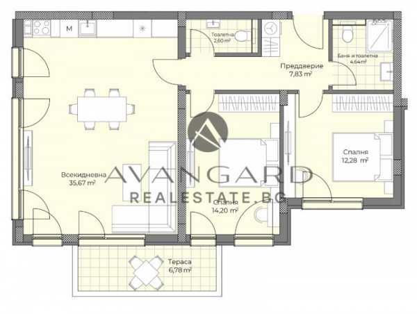 Продава 3-стаен, гр. пловдив, остромила