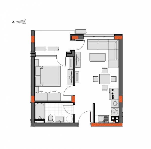 Продава 2-стаен, гр. стара загора, никола петков