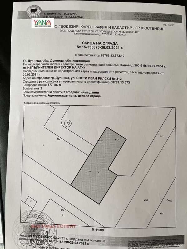 Продава бизнес имот, гр. дупница, област кюстендил