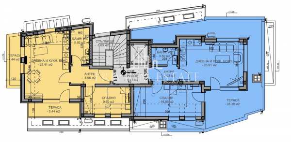 Продава 2-стаен, гр. пловдив, коматево