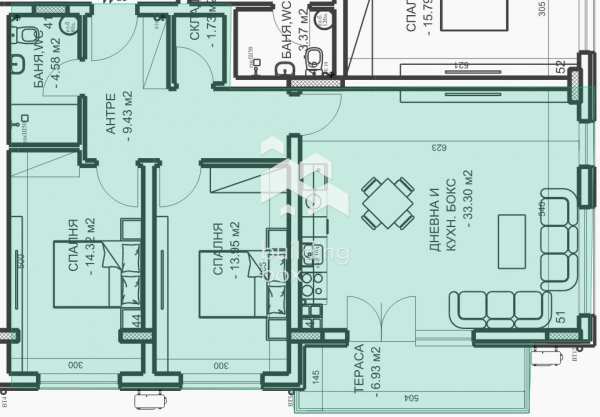 Продава 3-стаен, гр. пловдив, младежки хълм