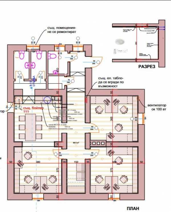Дава под наем бизнес имот, гр. софия, център
