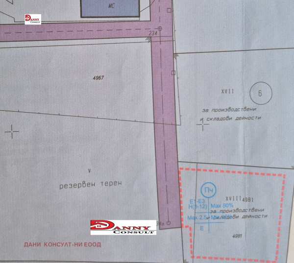 Продава парцел, гр. велико търново, промишлена зона - запад
