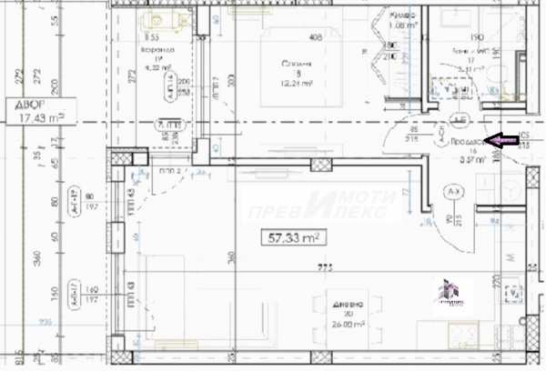 Продава 2-стаен, гр. пловдив, беломорски
