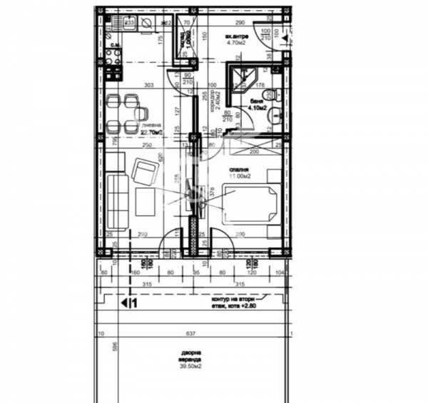Продава 2-стаен, гр. пловдив, остромила