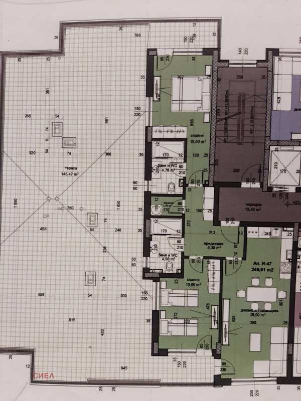 Продава 3-стаен, гр. пловдив, христо смирненски