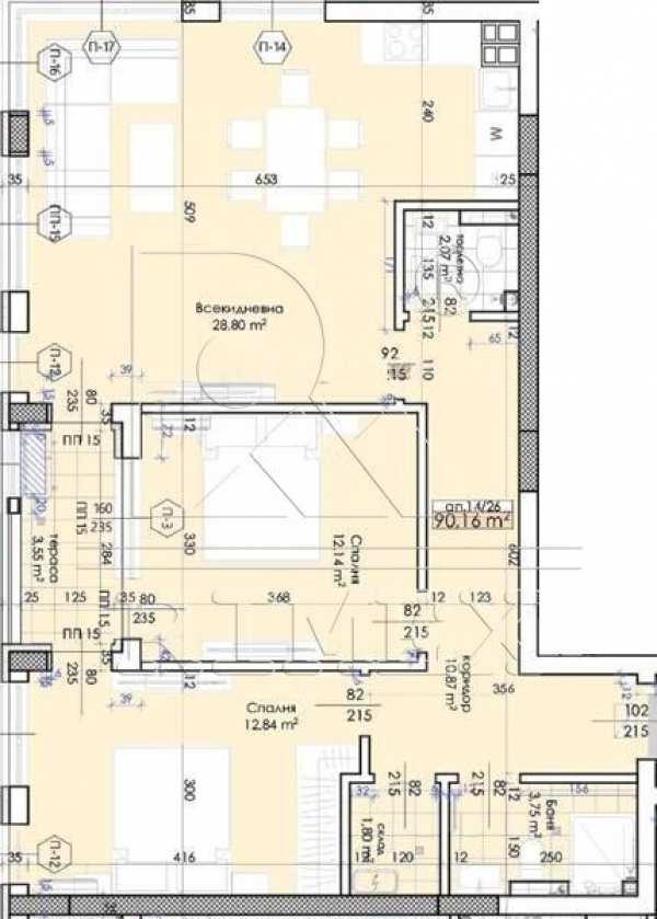 Продава 3-стаен, гр. пловдив, тракия