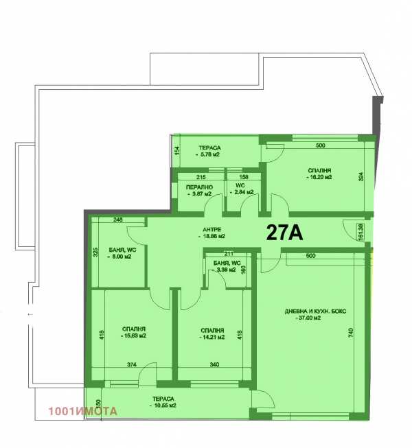 Продава 4-стаен, гр. пловдив, коматево