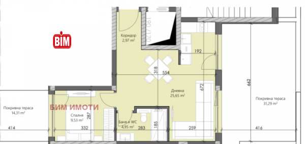 Продава 2-стаен, гр. пловдив, захарна фабрика
