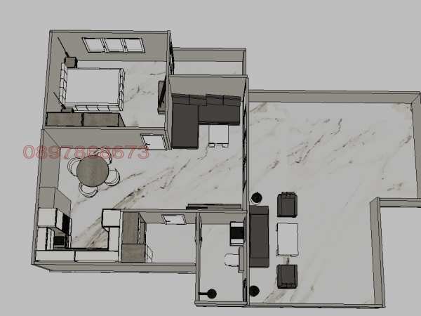 Продава 2-стаен, гр. пловдив, коматевско шосе