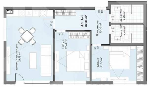 Продава 3-стаен, гр. пловдив, христо смирненски