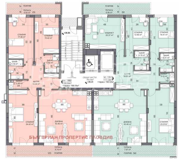 Продава 3-стаен, гр. пловдив, гагарин