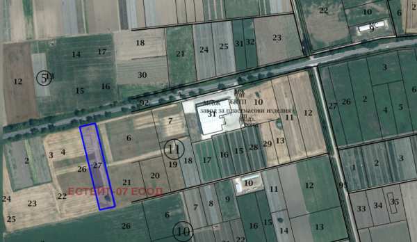 Продава парцел, гр. пловдив, индустриална зона - изток