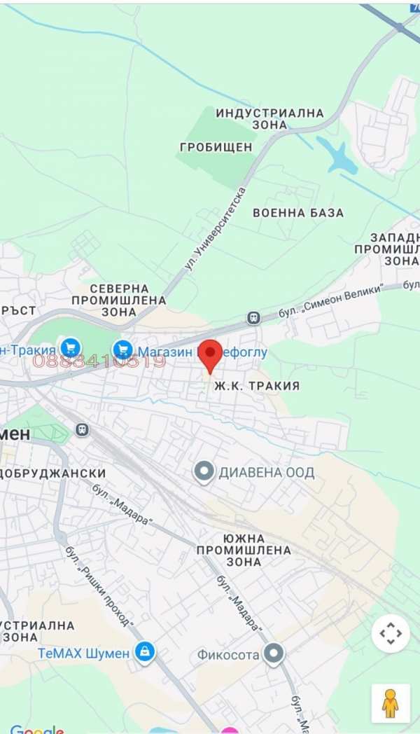 Продава гараж, паркомясто, гр. шумен, тракия