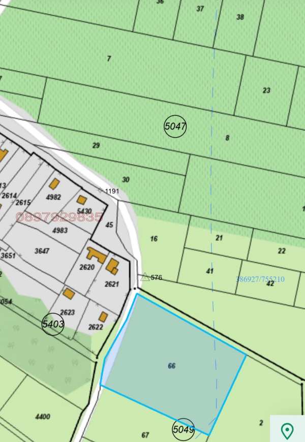 Продава парцел, гр. варна, м-т боровец - юг
