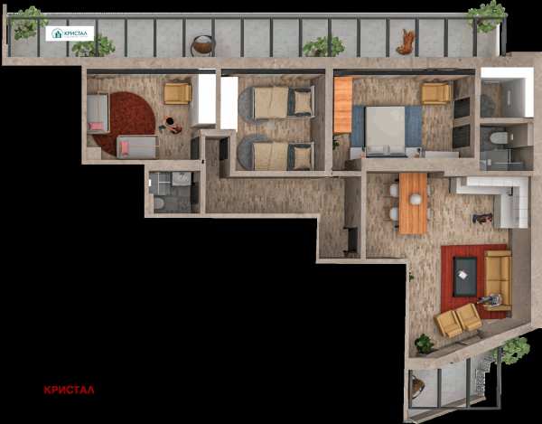 Продава 4-стаен, гр. пловдив, христо смирненски