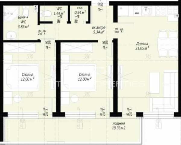 Продава 3-стаен, гр. пловдив, беломорски